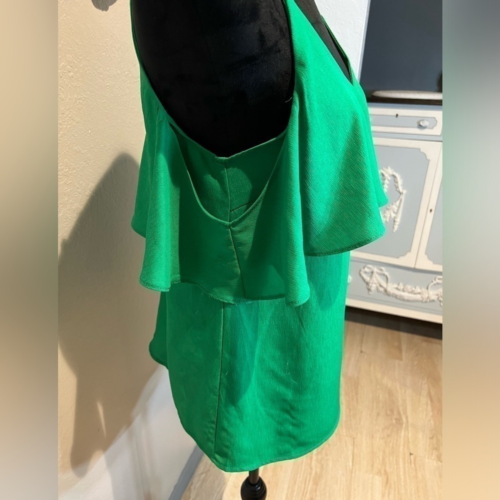 C Luce green off the shoulder top - Picture 3 of 7